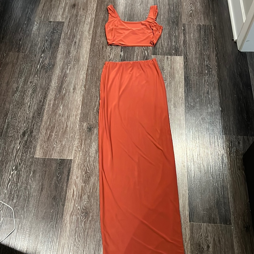 Two Piece Maxi Skirt set